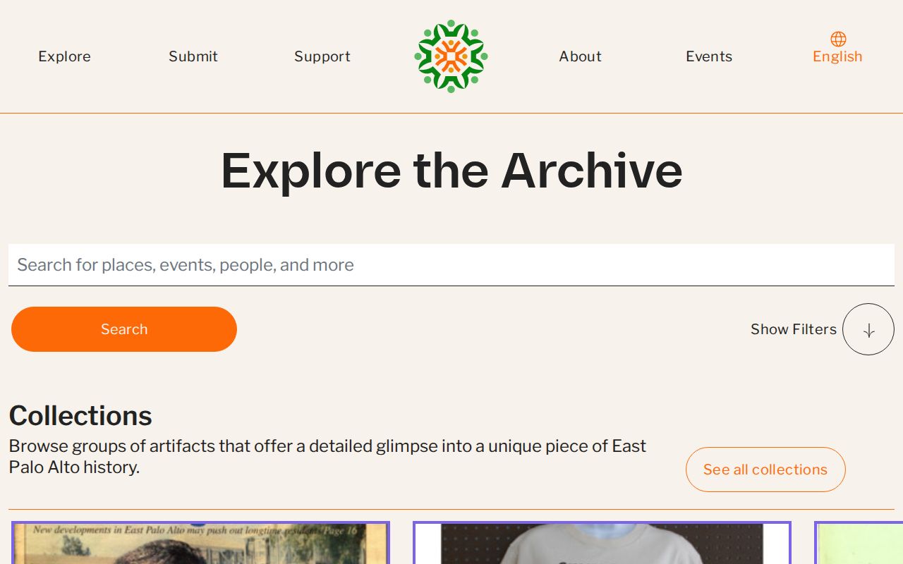 East Palo Alto neighbors community archive catalog