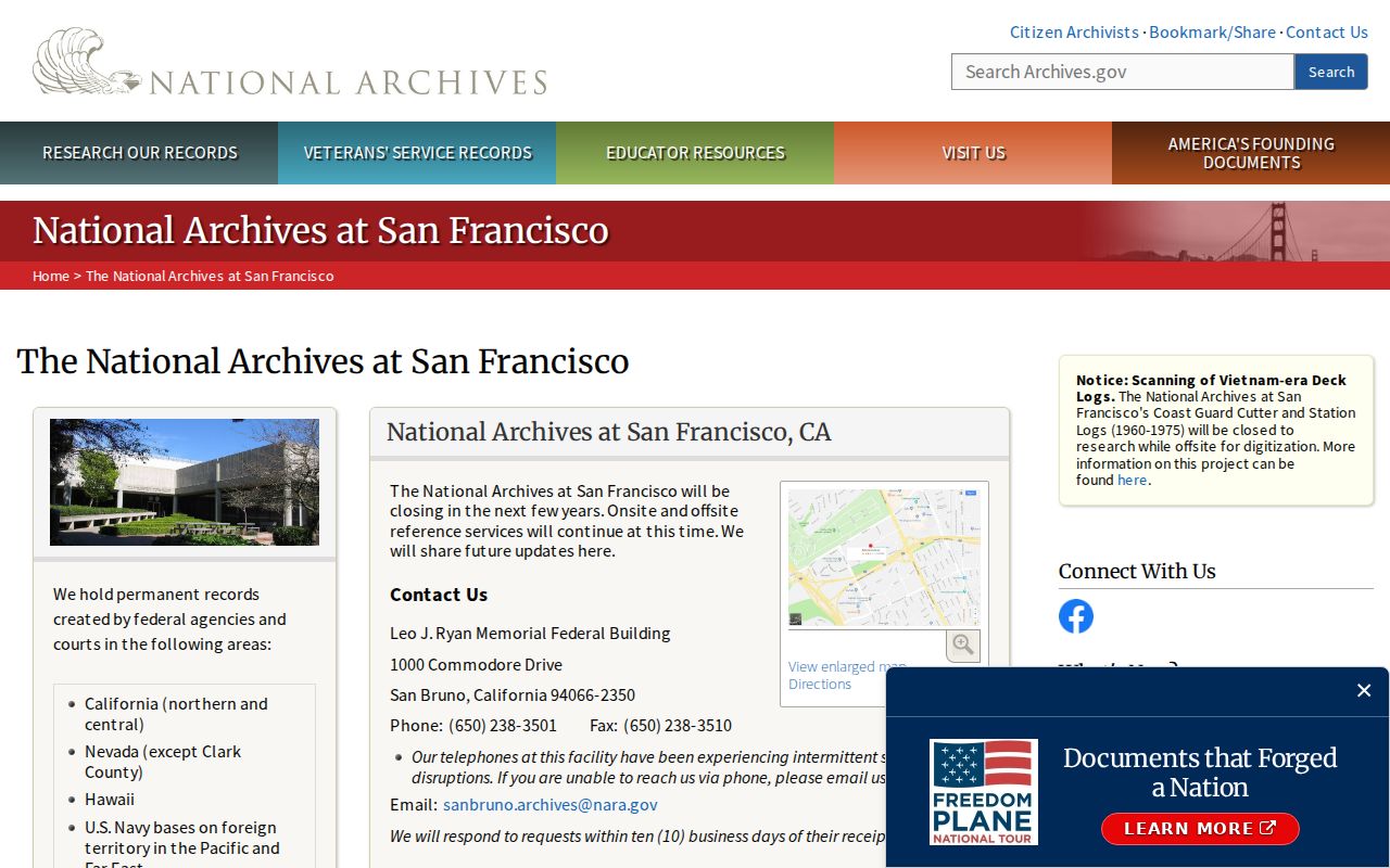 East Palo Alto previous residents National Archives census directory inventory