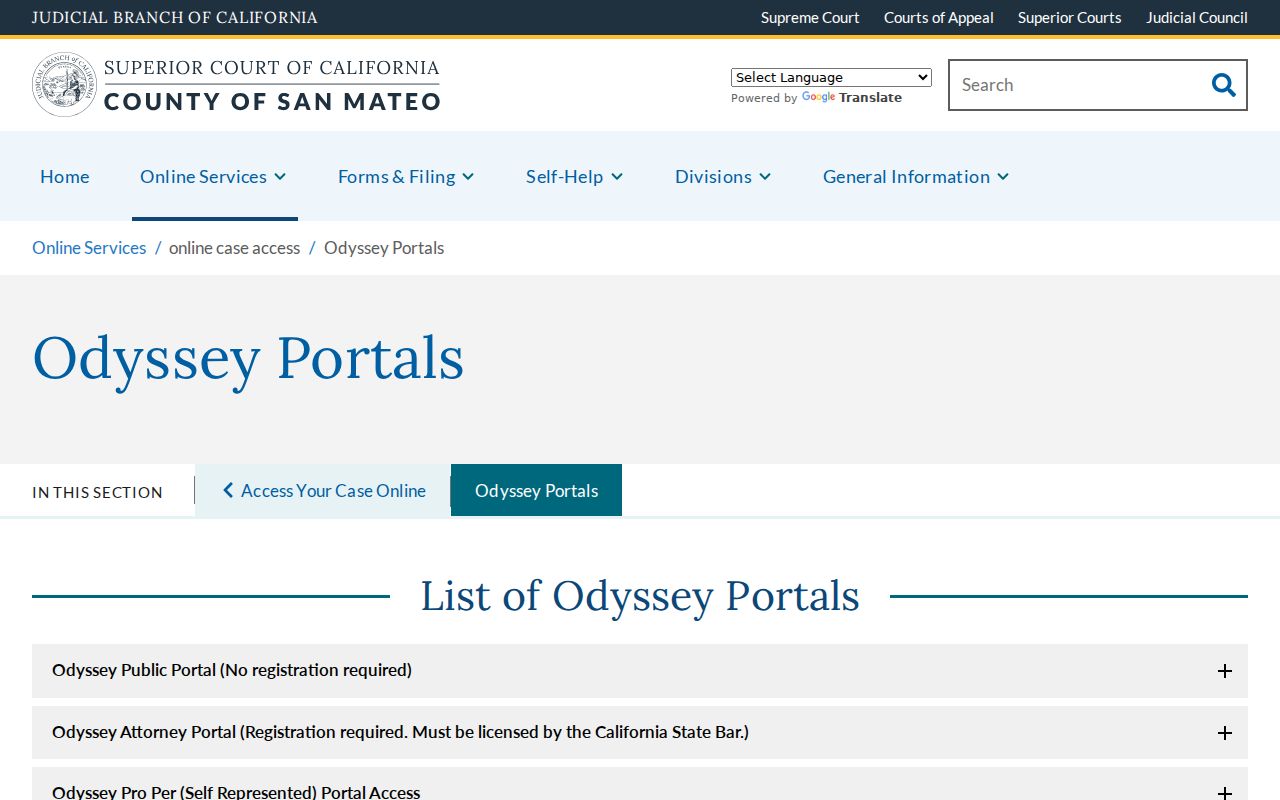 East Palo Alto resident lookup San Mateo court access